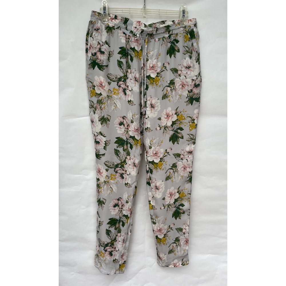 Joie Silk Floral lined drawstring pant XS